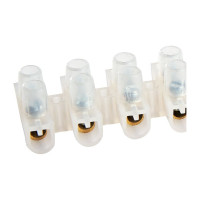 Клеммная винтовая колодка STEKKER линейка 12 штук, полиэтилен, LD227-10A DIY 39896