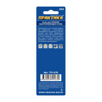 Нож для рубанка 110х5.5 мм, быстрорежущая сталь HSS, 2 шт ПРАКТИКА 791-639
