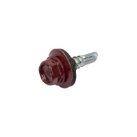 Кровельный саморез КРЕП-КОМП 5,5x19, RAL3005, красное вино, 250 шт. ск55193005кф