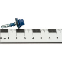 Кровельный саморез КРЕП-КОМП 5,5x25, RAL5005, насыщенный синий, 250 шт. ск55255005кф