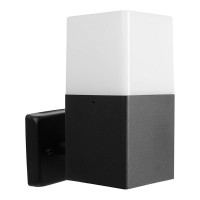 Садово-парковый светильник FERON 230V E27, DH0201, черный (на стену вверх) 11680