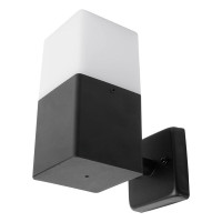 Садово-парковый светильник FERON 230V E27, DH0201, черный (на стену вверх) 11680