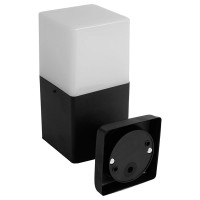 Садово-парковый светильник FERON 230V E27, DH0201, черный (на стену вверх) 11680