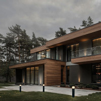 Садово-парковый светильник FERON с датчиком освещенности/движения, 230V E27, DH0207, черный (столб) 11683