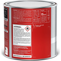 Грунт-эмаль FERRUM LAB по ржавчине 3 в 1 молотковая серая, банка 0,75 л 213532