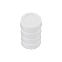 Антивибрационные подставки для стиральных машин и холодильников МУЛЬТИДОМ (круглая, белая) d 6см, h1,5 см МВ76-139