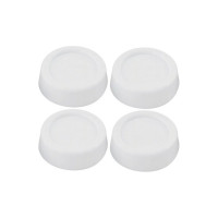 Антивибрационные подставки для стиральных машин и холодильников МУЛЬТИДОМ (круглая, белая) d 6см, h1,5 см МВ76-139