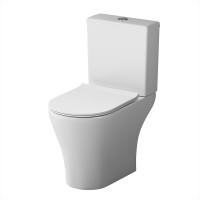 Унитаз-компакт Damixa Sirius безободковый, с сиденьем микролифт DX86C8600SC