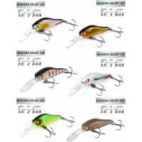 Плавающие воблеры Lucky John Pro Series BASARA LBF 03.50/016SET 6шт LJVP-016SET