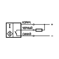 Индуктивный датчик ТЕКО ISB AF4A-31N-5-LZ-C-2,5 Sn=5 мм, корпус М18x1 алюминий заподлицо, 10 ... 30 DC NO NPN, IP67, подключение кабель 00-00040144