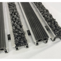 Грязезащитная придверная решетка ООО ПК ЦентрВход Эксперт резина-ворс, 390x590 мм 731EX004