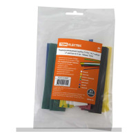 Набор термоусадок 7 цветов по 3 штуки TDM ELECTRIC d=14, 100мм SQ0518-0507