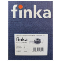 Барабанные гвозди Finka 3.1x90 BK Screw винтовые, 1600 шт. FN3190BKS