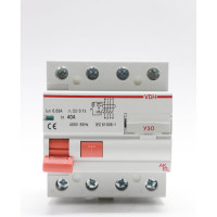 Устройство защитного отключения AKEL VDH-4P-40A-30mA-ТипAC 400675