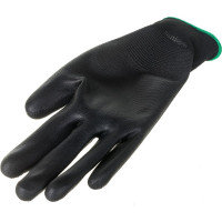 Нейлоновые перчатки с полиуретановым покрытием S. GLOVES TAXO черные, размер 08 31614-08