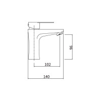 Смеситель для умывальника A51115 FASHUN