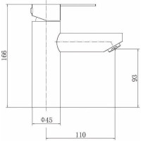 Смеситель для умывальника FASHUN A51101-7