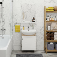 Тумба с раковиной Onika ЭКО-52 дуб сонома 105207