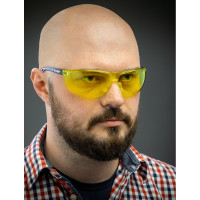 Защитные очки ЗУБР Болид желтые 110486