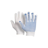 Перчатки СПЕЦЛЕОН 4 нити, 10 класс, с ПВХ, 500 пар ПЕР4/10/пвх