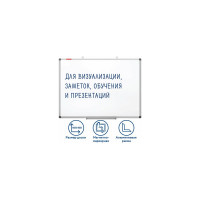Магнитно-маркерная доска BRAUBERG Extra 100x150 см, алюминиевая рамка 237556