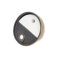 Дверной стопор с белой резинкой Amig антик 101-45 A