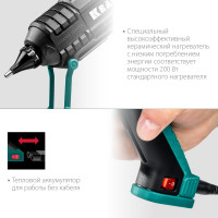 Электрический термоклеевой пистолет KRAFTOOL Grand 200 06839