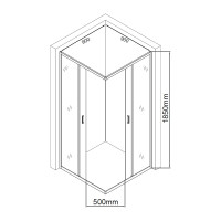 Душевой уголок Aquanet SE-900S 90x90 00270063