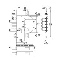 Врезной замок Эльбор Гранит 1.06.41