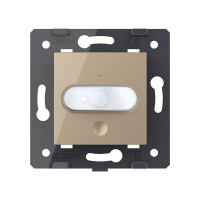 Датчик движения с сенсорным выключателем LIVOLO цвет золотой (механизм) VL-C7-01RG-13