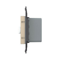 Датчик движения с сенсорным выключателем LIVOLO цвет золотой (механизм) VL-C7-01RG-13