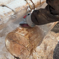 Обдирочно-шлифовальный диск по дереву Альфадиск Альфа 125*22,23/X-lock плоский Стронг 3 Медиум 7024