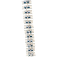 Клеммная винтовая колодка STEKKER, линейка 12 штук, полиэтилен, LD227-15A DIY 39897