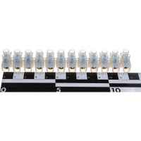 Клеммная винтовая колодка STEKKER, линейка 12 штук, полиэтилен, LD227-15A DIY 39897