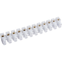 Клеммная винтовая колодка STEKKER, линейка 12 штук, полипропилен, LD226-6A DIY 39895