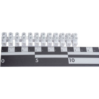 Клеммная винтовая колодка STEKKER, линейка 12 штук, полипропилен, LD226-6A DIY 39895