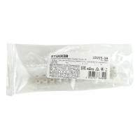 Клеммная винтовая колодка STEKKER, линейка 12 штук, полиамид, LD225-3A DIY 39891