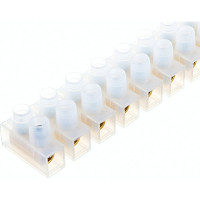 Клеммная винтовая колодка STEKKER, линейка 12 штук, полиамид, LD225-3A DIY 39891