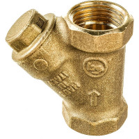 Сетчатый фильтр Giacomini R74A, 1/2, В, PN, бар-16, латунь R74AY103