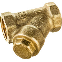 Сетчатый фильтр Giacomini R74A, 1/2, В, PN, бар-16, латунь R74AY103
