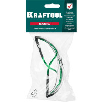 Защитные очки KRAFTOOL Basic прозрачные 110317