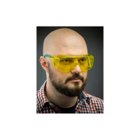 Защитные очки KRAFTOOL Ultra желтые 110462