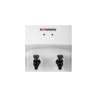 Кулер-водораздатчик SONNEN TS-01WT без нагрева и охлаждения, настольный, 2 крана, белый 455411
