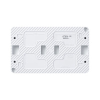 Двойная розетка Systeme Electric AtlasDesign PROFI IP54 открытой установки с заземлением со шторками 16А 250B ATN540126