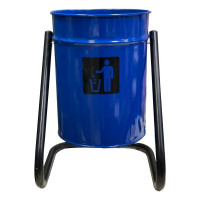 Уличная урна ПРОФМЕТСТИЛЬ синяя 399