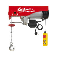 Электрическая таль QUATTRO ELEMENTI TL-1000 1600 Вт, 500/1000 кг, трос 12 м, блок полиспаст в компл. 793-701