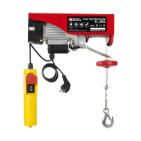 Электрическая таль QUATTRO ELEMENTI TL-250 550 Вт, 125/250 кг, трос 12 м, блок полиспаст в компл. 793-688