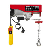 Электрическая таль QUATTRO ELEMENTI TL-500 1100 Вт, 250/500 кг, трос 12 м, блок полиспаст в компл. 793-695