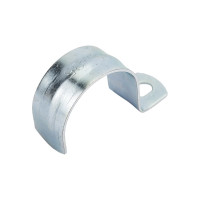 Оцинкованная скоба с одним отверстием Экопласт для трубы D35 мм, 5 шт. 43735-5