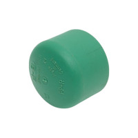 Заглушка Banninger полипропиленовая, зеленая, 25 мм 7341070011